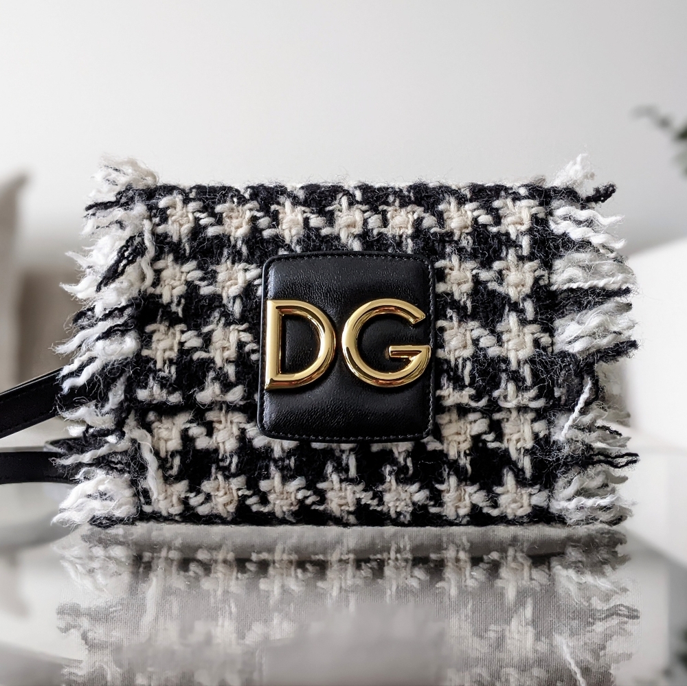 Dolce & Gabbana Tweed Millennials Crossbody Bag